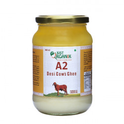 Just Organik Cow Desi Ghee (A2) - 500 ml